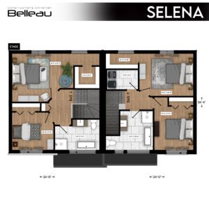 Ceci est le plan de l'étage, modèle Selena