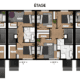 Ceci est le plan de l'étage, modèle Mont-Ham