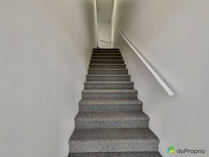 Ceci est une photo de l'escalier du 5 1/2 à Fleurimont