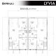 Ceci est le plan du sous-sol, modèle Lyvia